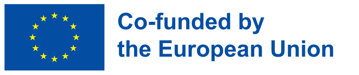 EU Flag with text "co-funded by the European Union"