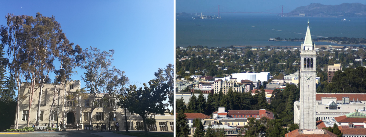 View of Philosophy Hall and Berkeley Campus