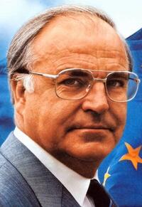 Photo of German Chancellor Helmut Kohl