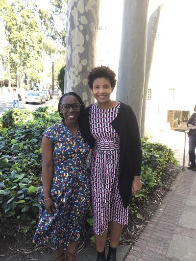 Akasemi Newsome and Dr. Rachel Jean-Baptiste